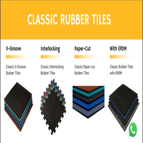 Gym Rubber Tile Floorings - Image 8